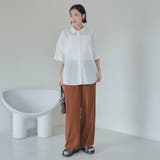 【接触冷感】 イージーワイドパンツ | coen【women】 | 詳細画像15 