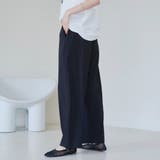 【接触冷感】 イージーワイドパンツ | coen【women】 | 詳細画像3 