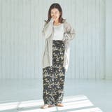 ボタニカルプリントストレートパンツ(WEB限定カラー) | coen【women】 | 詳細画像17