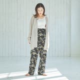 ボタニカルプリントストレートパンツ(WEB限定カラー) | coen【women】 | 詳細画像3