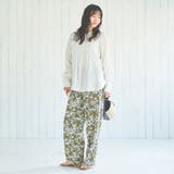 ボタニカルプリントストレートパンツ(WEB限定カラー) | coen【women】 | 詳細画像6