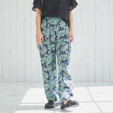 LIME | ボタニカルプリントストレートパンツ(WEB限定カラー) | coen【women】