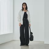 タックワイドデニムパンツ | coen【women】 | 詳細画像26