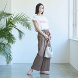 カラフルサッカーイージーワイドパンツ | coen【women】 | 詳細画像10