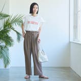 カラフルサッカーイージーワイドパンツ | coen【women】 | 詳細画像11