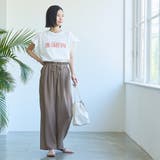 カラフルサッカーイージーワイドパンツ | coen【women】 | 詳細画像12