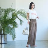 カラフルサッカーイージーワイドパンツ | coen【women】 | 詳細画像13