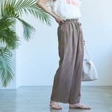 カラフルサッカーイージーワイドパンツ | coen【women】 | 詳細画像16