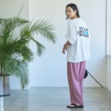 カラフルサッカーイージーワイドパンツ | coen【women】 | 詳細画像25