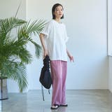 カラフルサッカーイージーワイドパンツ | coen【women】 | 詳細画像28