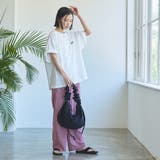 カラフルサッカーイージーワイドパンツ | coen【women】 | 詳細画像30