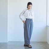 カラフルサッカーイージーワイドパンツ | coen【women】 | 詳細画像7