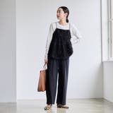イージービューティーワイドパンツ（WEB限定サイズ） | coen【women】 | 詳細画像4 