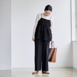 イージービューティーワイドパンツ（WEB限定サイズ） | coen【women】 | 詳細画像7 
