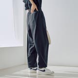 ライトコットンストレッチワイドパンツ | coen【women】 | 詳細画像11