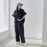 ライトコットンストレッチワイドパンツ | coen【women】 | 詳細画像13