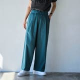 ライトコットンストレッチワイドパンツ | coen【women】 | 詳細画像2