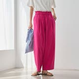 ライトコットンストレッチワイドパンツ | coen【women】 | 詳細画像22
