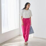 ライトコットンストレッチワイドパンツ | coen【women】 | 詳細画像26