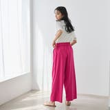 ライトコットンストレッチワイドパンツ | coen【women】 | 詳細画像27