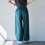 ライトコットンストレッチワイドパンツ | coen【women】 | 詳細画像4