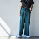 OLIVE | ライトコットンストレッチワイドパンツ | coen【women】