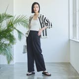 接触冷感イージービューティーワイドパンツ(WEB限定サイズ) | coen【women】 | 詳細画像36
