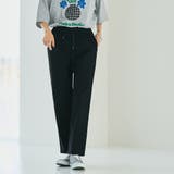 BLACK | マルチファンクションやみつきテーパードパンツ（WEB限定サイズ） | coen【women】