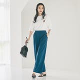 イージービューティーワイドパンツ（WEB限定サイズ） | coen【women】 | 詳細画像31 