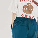 イージービューティーワイドパンツ（WEB限定サイズ） | coen【women】 | 詳細画像34 