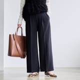 BLACK | イージービューティーワイドパンツ（WEB限定サイズ） | coen【women】