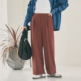 MD.BROWN | イージービューティーワイドパンツ（WEB限定サイズ） | coen【women】