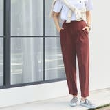 MD.BROWN | イージービューティーテーパードパンツ(WEB限定サイズ) | coen【women】