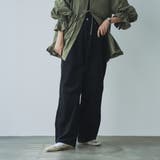 BLACK | コーデュロイカーブパンツ | coen【women】