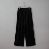 フェレットライクベロアイージーワイドパンツ | coen【women】 | 詳細画像24 