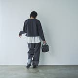 ロールアップワイドデニムパンツ | coen【women】 | 詳細画像10 