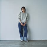 ロールアップワイドデニムパンツ | coen【women】 | 詳細画像3 