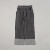 ロールアップワイドデニムパンツ | coen【women】 | 詳細画像30 