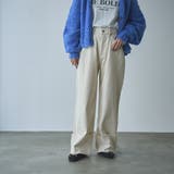 NATURAL | ロールアップワイドデニムパンツ | coen【women】