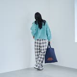 オンブレチェックサッカーイージーワイドパンツ | coen【women】 | 詳細画像5 