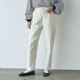 OFF WHITE | マルチファンクションやみつき裏起毛テーパードパンツ（WEB限定サイズ） | coen【women】