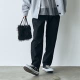 BLACK | マルチファンクションやみつき裏起毛テーパードパンツ（WEB限定サイズ） | coen【women】