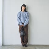 起毛ウールライクギャザーウエストパンツ | coen【women】 | 詳細画像26 