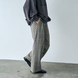 イージービューティーチェックワイドパンツ（WEB限定サイズ） | coen【women】 | 詳細画像11 