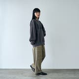 イージービューティーチェックワイドパンツ（WEB限定サイズ） | coen【women】 | 詳細画像18 
