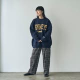 イージービューティーチェックワイドパンツ（WEB限定サイズ） | coen【women】 | 詳細画像8 