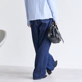 【トレンド＆体型カバー両立/全骨格OK】カーブデニムパンツ | coen【women】 | 詳細画像30 