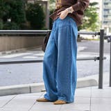 【トレンド＆体型カバー両立/全骨格OK】カーブデニムパンツ | coen【women】 | 詳細画像4 