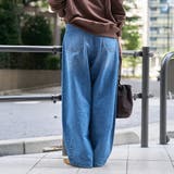 【トレンド＆体型カバー両立/全骨格OK】カーブデニムパンツ | coen【women】 | 詳細画像5 