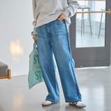 【スタイルアップ叶う】サイドラインカットオフバギーデニムパンツ | coen【women】 | 詳細画像2